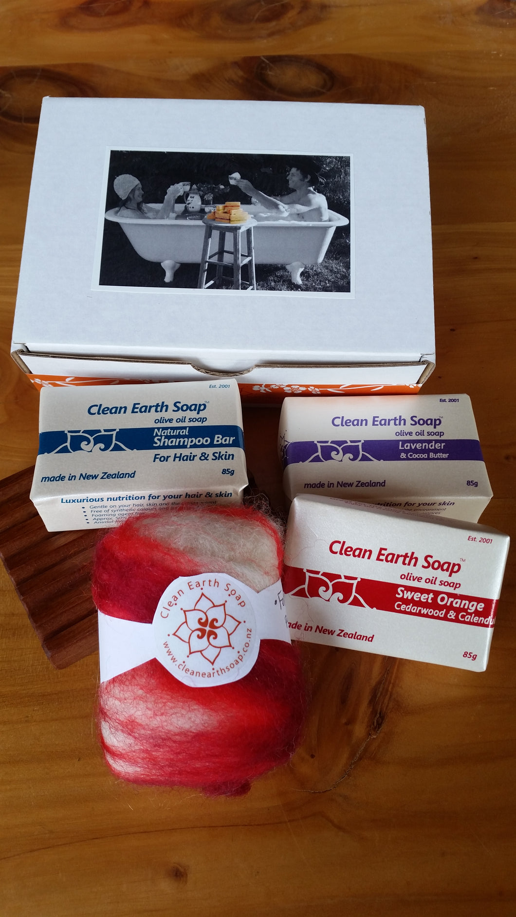 Clean Earth Soap Large Gift Box